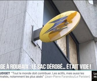 Replay 20H BFM - Braquage de la Poste de Roubaix: le sac volé était vide