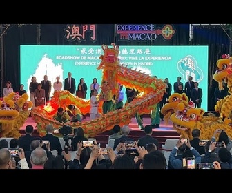 Replay Lions, mascottes et robots : Macao déploie ses charmes pour captiver le public à Madrid