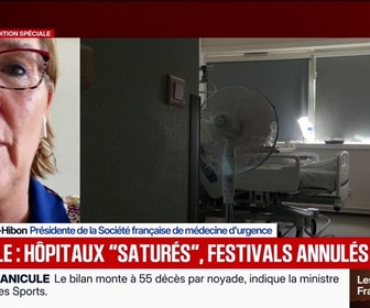Replay Apolline de 9 à 10 - Aucun public ne peut se sentir protéger dans cette canicule, assure Agnès Ricard-Hibon, présidente de la Société française de médecine d'urgence
