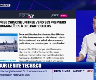 Replay Tech & Co, la quotidienne - À lire sur le site Tech&Co : l'entreprise chinoise Unitree vend ses premiers robots humanoïdes à des particuliers, par Sylvain Trinel - 18/02