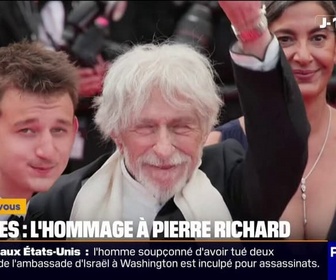 Replay Culture et vous - Festival de Cannes: à 90 ans, Pierre Richard apparaît sur le tapis rouge sous les ovations