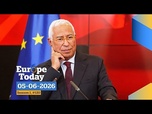 Replay Europe Today : Costa s'exprime en exclusivité sur Euronews lors du sommet UE–Balkans occidentaux