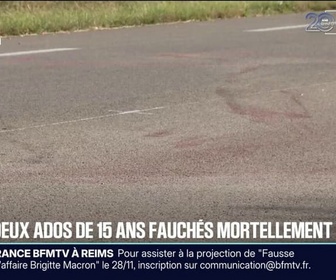 Replay 20H BFM - Gard: les deux adolescents ont été fauchés par un véhicule de type 4x4