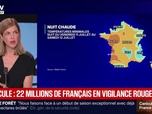 Replay BFM Grand Soir - Canicule : 22 millions de Français en vigilance rouge - 10/07