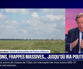 Replay 20H BFM - Avions russes en Estonie: pour Claude Blanchemaison, ancien ambassadeur de France à Moscou, Poutine veut tester l'OTAN