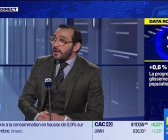 Replay BFM Bourse - La Data Room : 0,6 % = progression en glissement annuel de la population américaine - 28/11