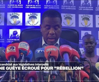 Replay Journal de l'Afrique - Sénégal : Bougane Guèye écroué pour rébellion