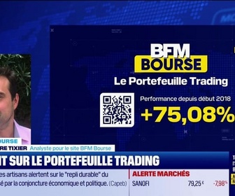 Replay BFM Bourse - Le point sur le portefeuille trading - 04/09