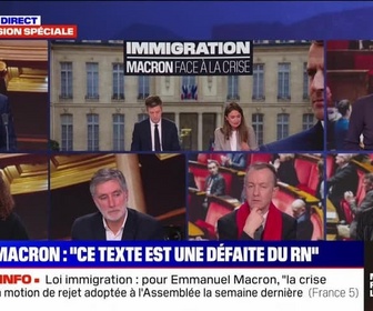 Replay Les émissions spéciales - Immigration : Macron face à la crise , revoir notre soirée spéciale - 20/12