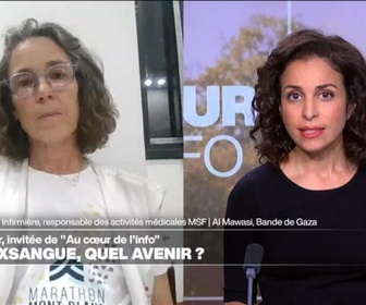 Replay Au cœur de l'info, l'invité - Karin Huster: Gaza, un summum de destruction unique dans l'expérience de beaucoup d'humanitaires