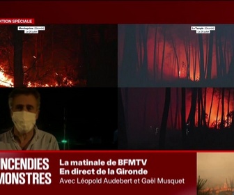 Replay Les émissions spéciales - Édition spéciale : À 15 km de Bordeaux, le feu menace toujours - 26/07