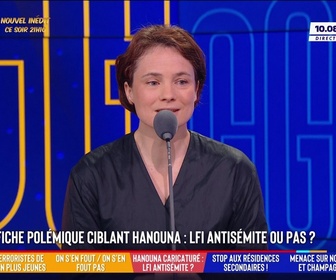 Replay Les Grandes Gueules - Affiche montrant le visage d'Hanouna : LFI antisémite ou pas ?