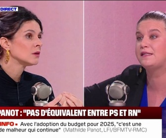 Replay Face à Face - Mathilde Panot (LFI): Je ferai des excuses à Olivier Faure lorsqu'il aura fait des excuses pour avoir fait passer un budget aussi violent