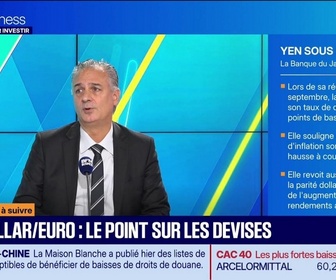Replay Tout pour investir - Le placement à suivre : Benoît Fernandez-Riou - Yen/Dollar/Euro, le point sur les devises - 28/09