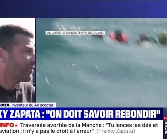 Replay BFM Story - Story 2 : Tombé à l'eau, Franky Zapata récupéré par les secouristes - 25/07