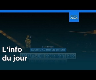 Replay L'info du jour | 30 juillet 2026 - Soir
