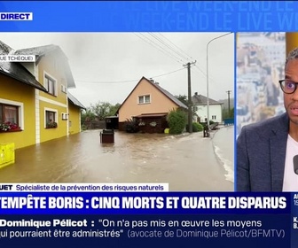 Replay Le Live Week-end - Tempête Boris : cinq morts et quatre disparus - 15/09