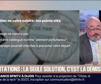Replay BFM Première - BFM éco : Augmentations... la seule solution, c'est la démission ! - 22/01