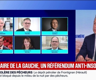 Replay BFM Première - L'ÉDITO POLITIQUE DE GUILLAUME DARET - Quelle position vis à vis de LFI pour les candidats à la primaire PS-Place publique ?