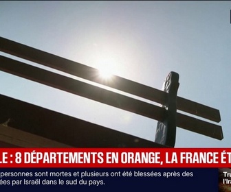 Replay BFM Première - Canicule: Météo France place huit départements de l'ouest du pays en vigilance orange