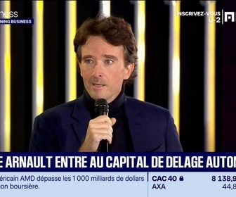 Replay Good Morning Business - Antoine Arnault entre au capital de Delage Automobiles