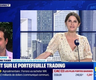 Replay BFM Bourse - Le point sur le portefeuille trading - 10/07