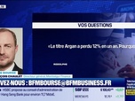 Replay BFM Bourse - Culture Bourse : Le titre Argan a perdu 12% en un an. Pourquoi ? , par Julie Cohen-Heurton - 09/10