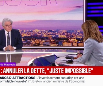 Replay 100% Mabrouk - Une dette qui s'annule, quatre pays l'ont fait, ça a été à chaque fois catastrophique, détaille Thierry Breton, ancien ministre de l'Économie