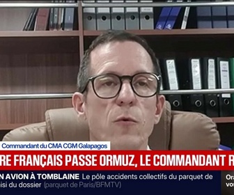 Replay BFM Première - C'est une drôle de situation: un navire français passe le détroit d'Ormuz, le commandant témoigne