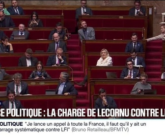 Replay 20H BFM - Violences politiques: Sébastien Lecornu s'en prend à La France insoumise