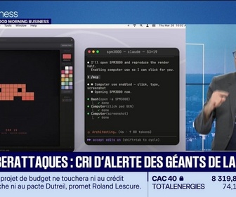 Replay Good Morning Business - Culture IA : IA & cyberattaques, cri d'alerte des géants de la tech, par Anthony Morel - 28/08