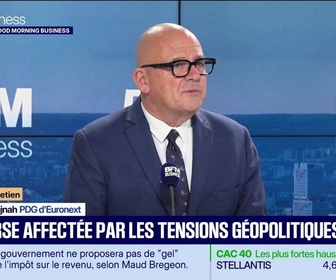 Replay Le grand entretien - Stéphane Boujnah (Euronext) : La Bourse affectée par les tensions géopolitiques - 14/09