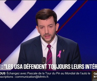 Replay BFM Politique - Guerre en Ukraine: les États-Unis défendent toujours leur intérêt, affirme Jean-Philippe Tanguy (RN)