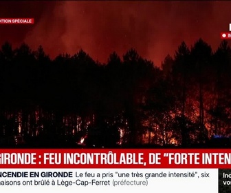 Replay BFM Grand Soir - Gironde : 4 800 hectares brûlés, 18 800 personnes évacuées - 23/07