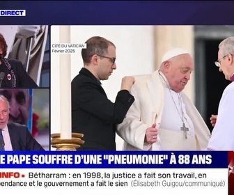 Replay Perrine jusqu'à minuit - Le pape souffre d'une Pneumonie à 88 ans