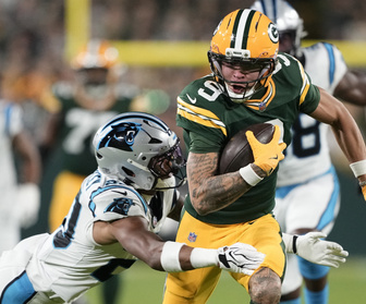 Replay NFL : Jordan Love et Josh Jacobs font briller les Green Bay Packers face aux Carolina Panthers