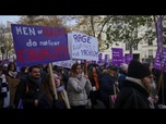 Replay Des dizaines de milliers de manifestants en France contre la violence à l'égard des femmes