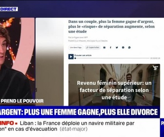 Replay Perrine jusqu'à minuit - Argent : plus une femme gagne, plus elle divorce - 30/09