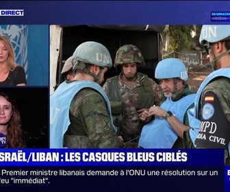 Replay BFM Story Week-end - Story 3 : Israël/Liban, les Casques bleus pris pour cible - 11/10