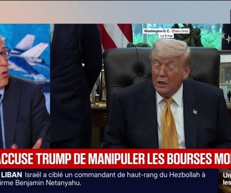 Replay BFM Première - Guerre au Moyen-Orient: l'Iran accuse Donald Trump de manipuler les bourses mondiales