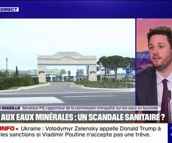 Replay 20H BFM - Fraude aux eaux minérales: Alexandre Ouizille, rapporteur PS de la commission d'enquête sur les eaux en bouteille, dénonce le caviardage d'un rapport administratif
