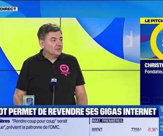 Replay Good Morning Business - Le Pitch : #dotdot permet de revendre ses gigas internet - 24/01