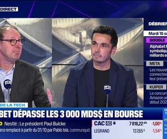 Replay Tech & Co, la quotidienne - Alphabet dépasse les 3 000 milliards de dollars en bourse - 16/09