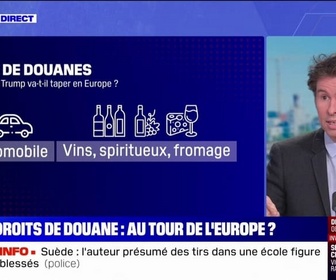 Replay Doze d'éco - Donald Trump veut imposer des droits de douane aux produits européens