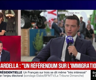 Replay BFM Grand Soir - Bardella : Un référendum sur l'immigration - 29/08