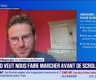 Replay Good Morning Business - Weward veut nous faire marcher avant de scroller