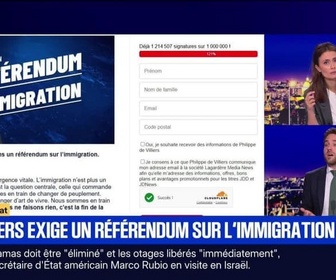 Replay BFM Grand Soir - De Villiers exige un référendum sur l'immigration - 15/09