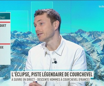 Replay Ski - l'avant course de la descente à Courchevel