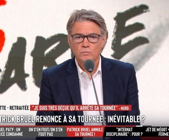 Replay Les Grandes Gueules - Patrick Bruel renonce à sa tournée : inévitable ?