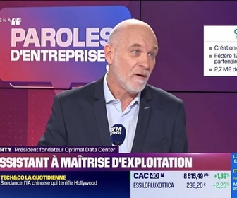 Replay Paroles d'entreprises - Pascal Marty (Optimal Data Center) : ODC, assistant à maîtrise d'exploitation - 21/02